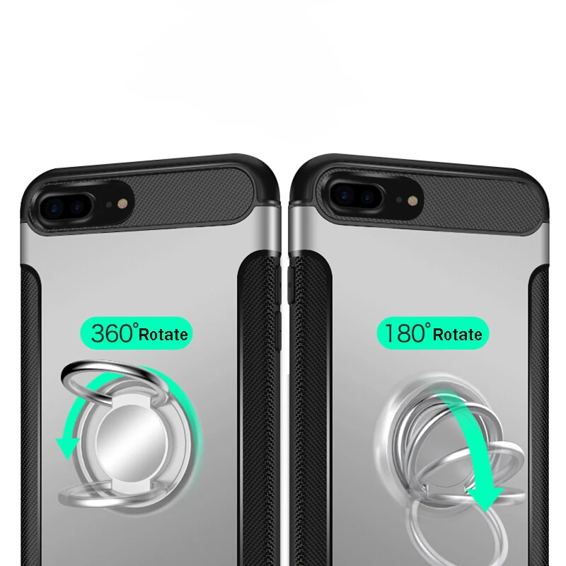 Ударопрочный чехол Suntaiho с держателем для телефона iPhone XS MAX 8 plus Xiaomi Redmi note 5 Pro Samsung 9