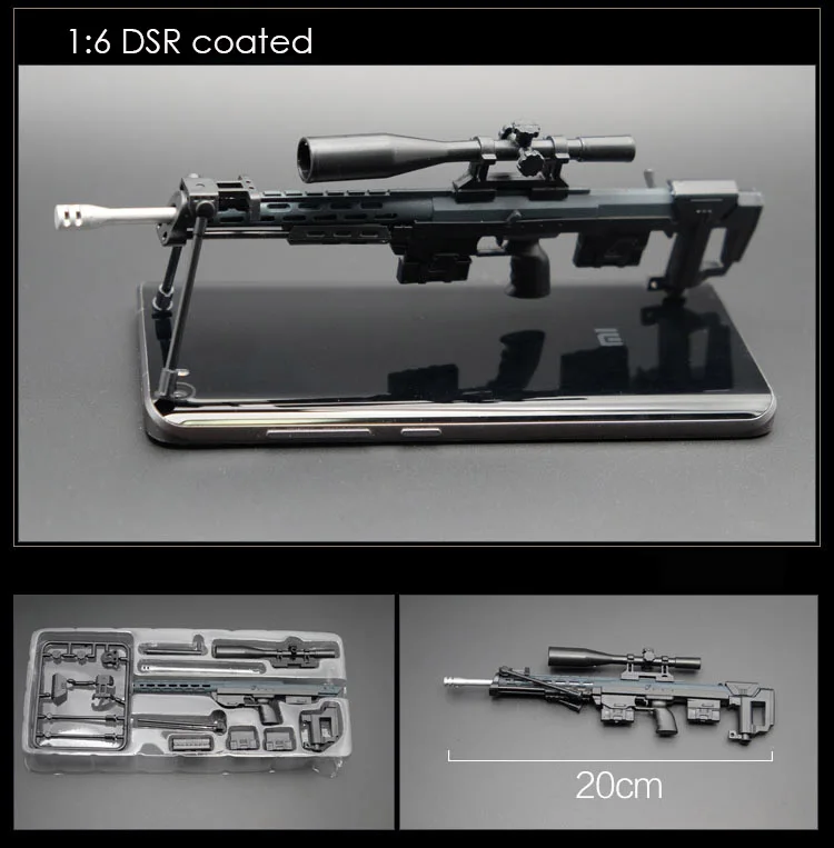 1:6 пистолет Модель с покрытием 12' солдат оружие SVD TAC-50 Снайпер модель винтовки действие Firgure реквизит собрать игрушку