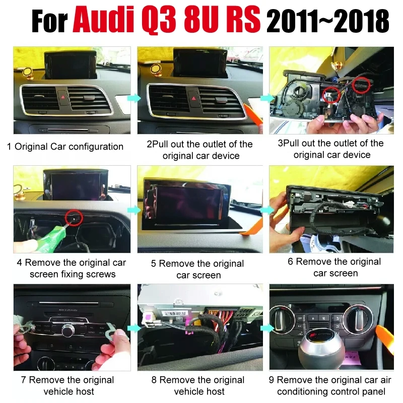 Cheap For Audi Q3 8U RS 2011~2018 Original Car Style Liandlee Car Multimedia Player NAVI Radio 4G GPS Navigation 8