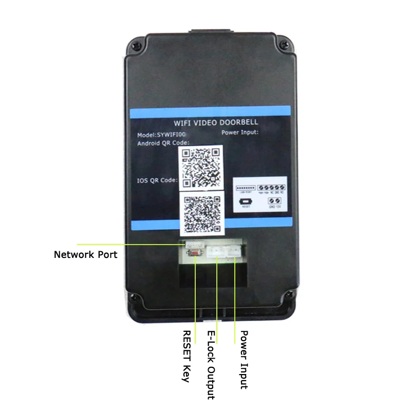 WiFi Wireless Video Door Phone Intercom System IR
