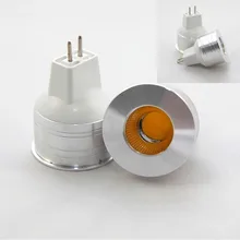 MR11 Светодиодный прожектор лампы COB 5 W 12 V 35 мм Диаметр светодиодные мини-светильники MR11 Светодиодный прожектор лампы E27 GU5.3 GU10 AC 220 V 110 V