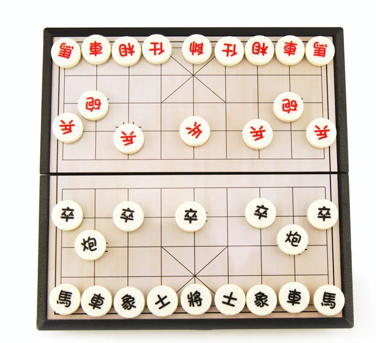 Китайский Шахматный набор Магнитная Складная Настольная игра 19,5*19,5*3 см Xiangqi шахматная игра в штучной упаковке chessman J080