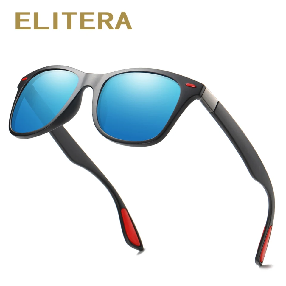 

ELITERA Brand Classic Polarized Sunglasses Men Women Driving Square Frame Sun Glasses Male Eyewear