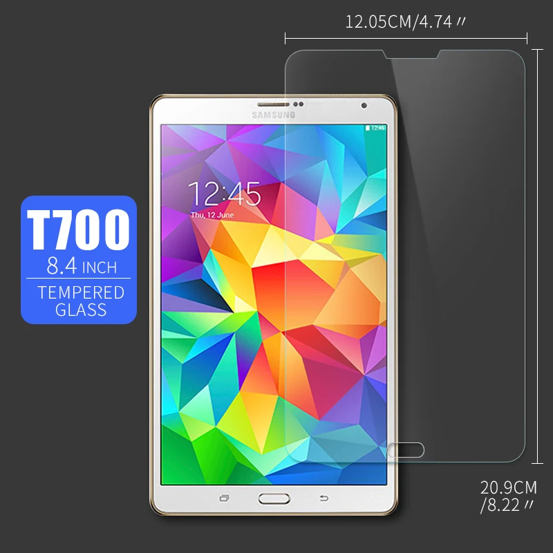 HD планшет закаленное стекло для samsung Galaxy Tab T285 T580 T280 T700 T800 Защитная пленка для samsung N5100 P3100 T320 T230 - Цвет: For Samsung T700