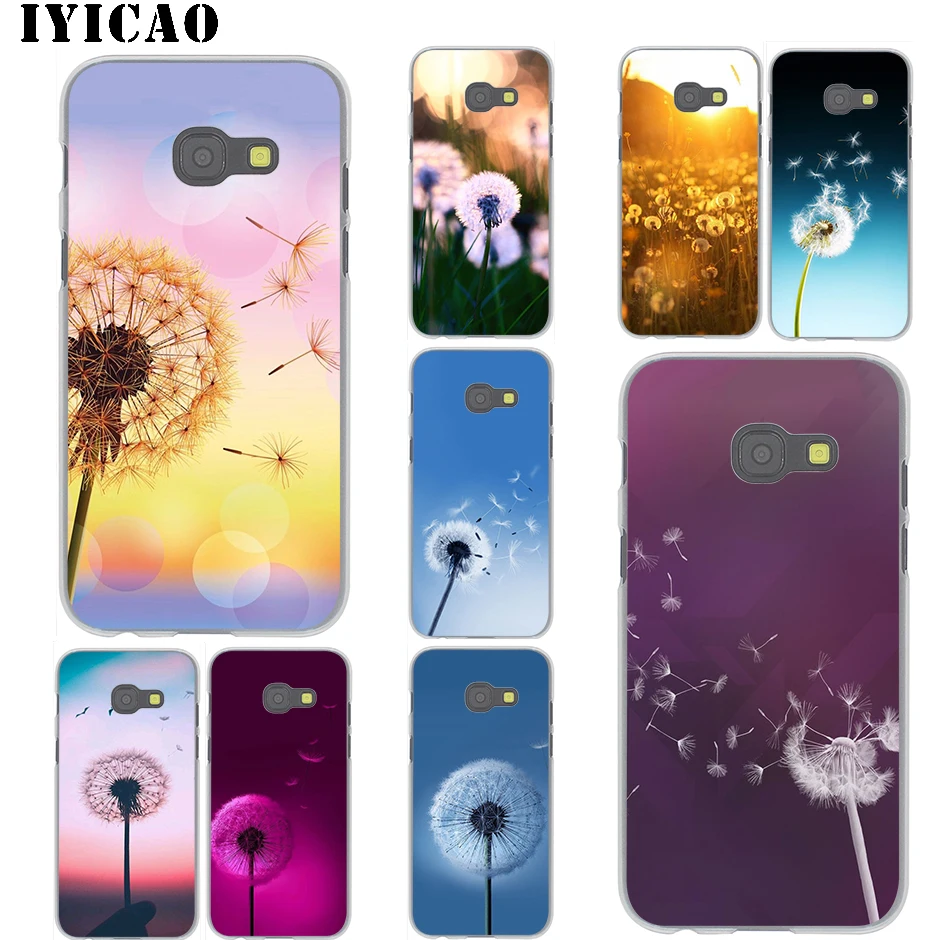 IYICAO цветок Одуванчик для Samsung Galaxy A3 A5 A6 A7 A8 Plus A9 A10 A30 A40 A50 A70 M10 M20 M30 A10S A20S A30S A40S