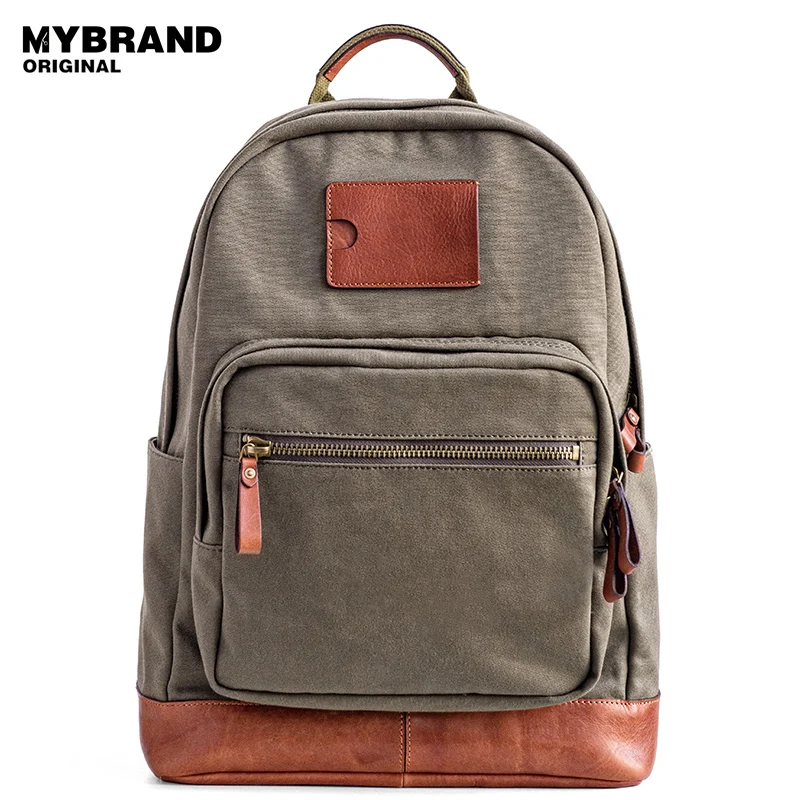 

MYBRANDORIGINAL backpack fashion canvas men backpack large capacity of travel bag school bag seisure backpack Preppy Style B127