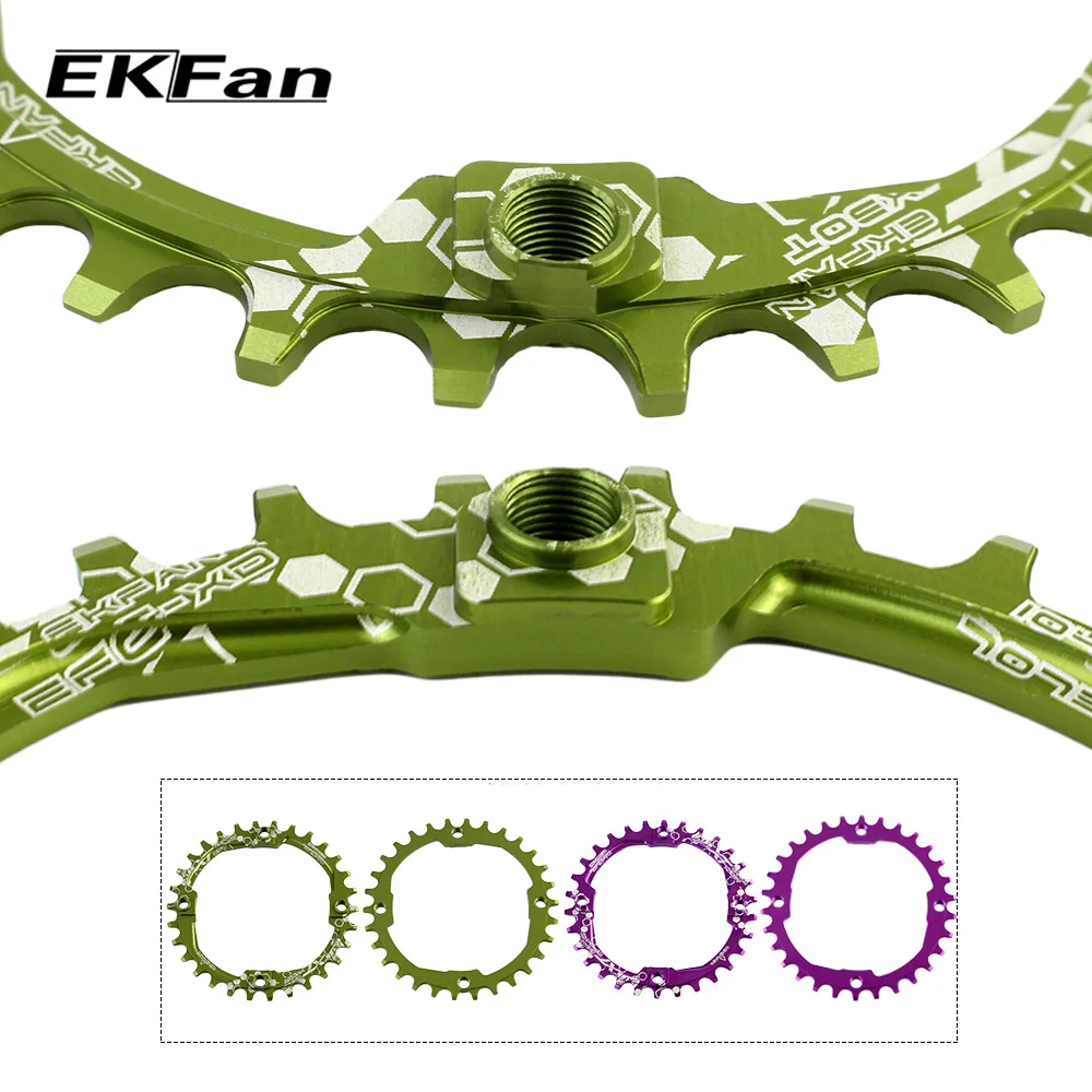 Овальная Круглая звезда EKFan 104BCD XT 30T 32T 34T 36T|Шатун и передняя звездочка велосипеда|