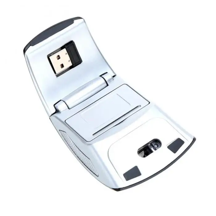 Новая игровая мышь, модная, USB, беспроводная, 2,4 ГГц, Arc, складная мышь для ноутбука, планшета, ПК, компьютеров, QJY99