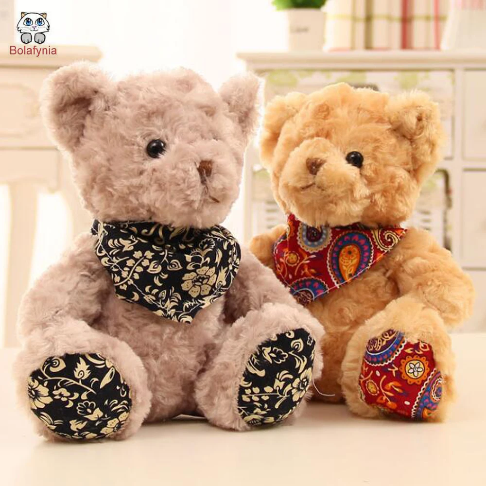 

BOLAFYNIA Children Plush Stuffed Toy Fashionable American bear doll teddy bear Baby Kids Toy for Christmas Birthday gift