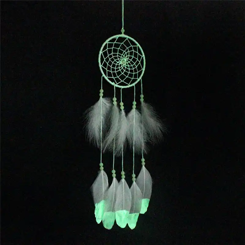 Unique Fluorescent Dreamcatcher Fashion Gift India Handmade Wind