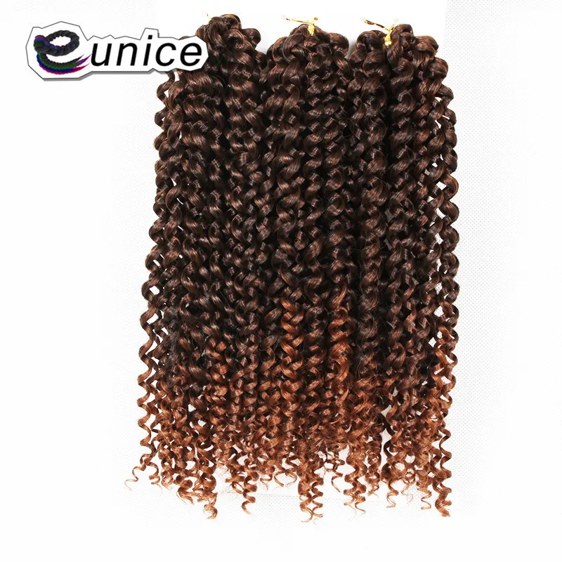 3 Bundleslot Fashion synthetic braiding hair 10inch Freetress Jerry Curl Crochet Braid  (7)