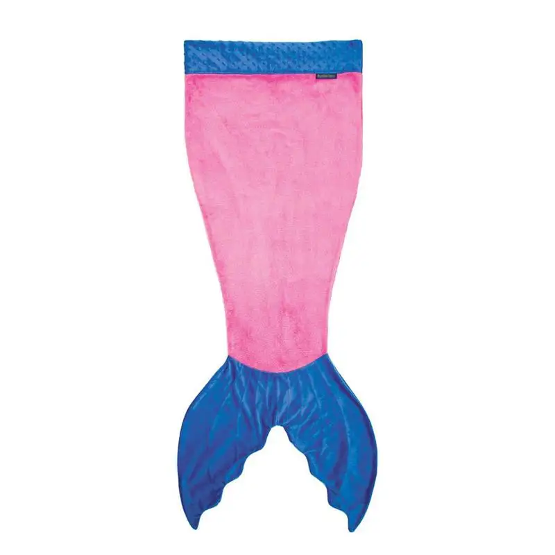 Подарок на день рождения, зимнее мягкое Флисовое одеяло с акулой и хвостом русалки, детский спальный мешок, детское одеяло русалки, спальный мешок - Цвет: Mermaid Tail