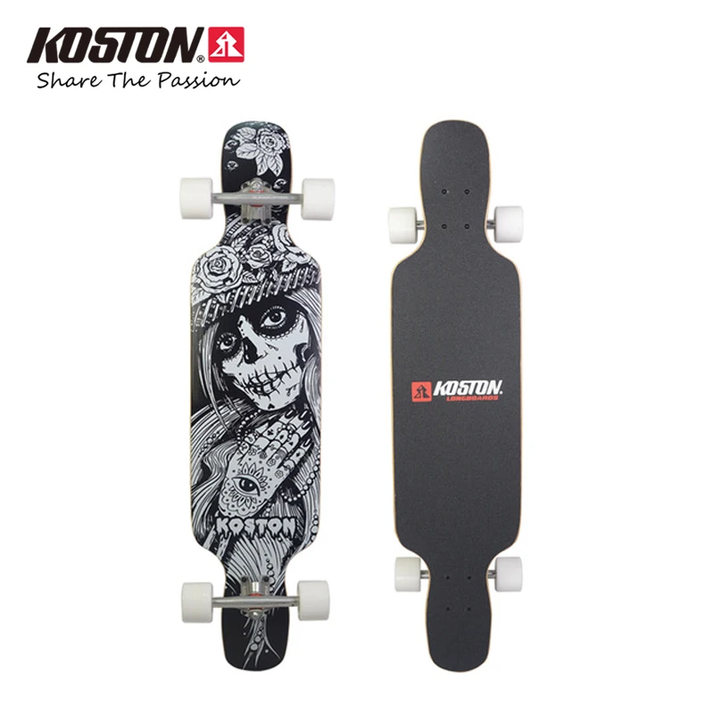 Koston Профессиональный longboard завершает muertos 41 дюймов город крейсерская скейтборд 8ply Канада клен Всё для резьбы Longboard LB015-1