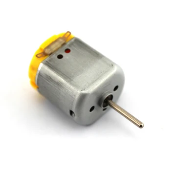 

Flat 260 DC motor,DIY small long shaft motor,2MM shaft Dia 6V 10000rpm, Technology Teaching Making motor