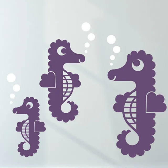 3pcs Set Seahorse Wall Stickers Boys Room Decorative Ceiling 3pcs Set Seahorse Wall Stickers Boys Room Decorative Ceiling Decal Nursery Living