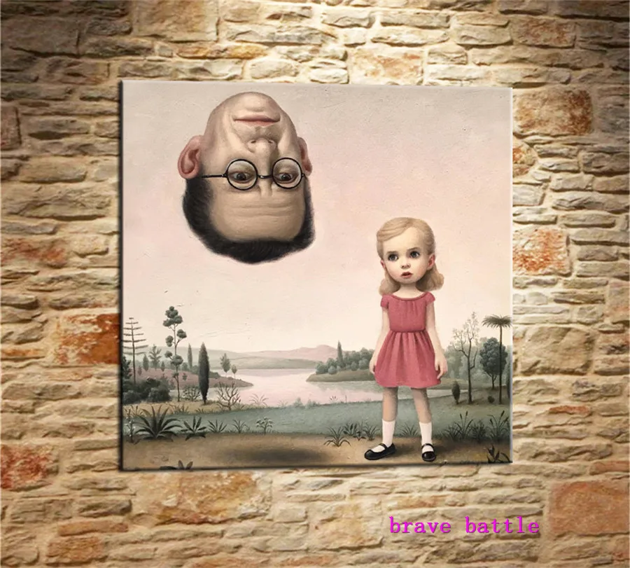 

Mark Ryden Childish Strange Dark World Canvas Painting Living Room Bedroom Home Decor Modern Mural Art Oil Painting #178