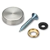 4Pcs 16Mm/19Mm/22Mm/25Mm/30Mm/40Mm Advertising Standoff Covers Stainless Steel 304 Flat Decorative Caps Cover Furniture Hardware 1