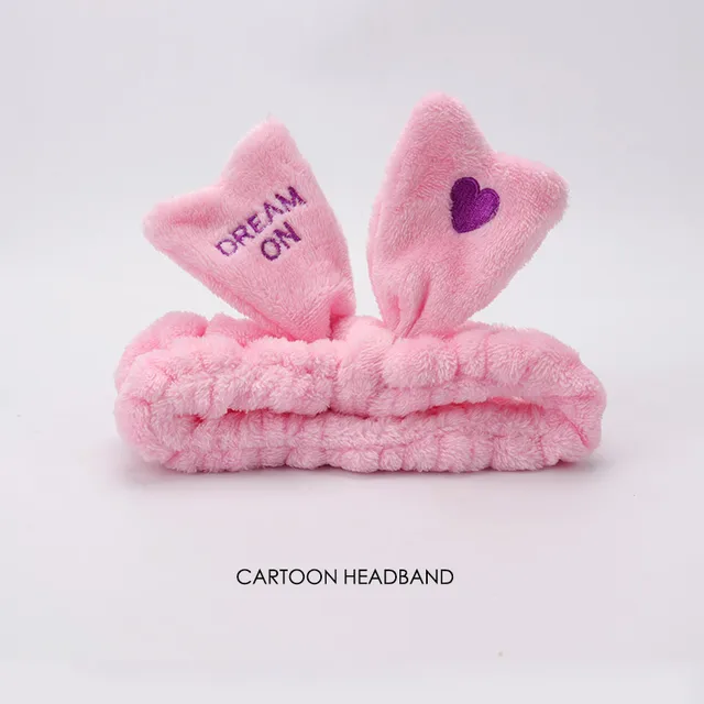 58 Styles Hair Bands for Women and Girls Makeup Mask Stretch Hair Band Cat Rabbit Ears Headdress Cartoon Hair Accessories A185-54
