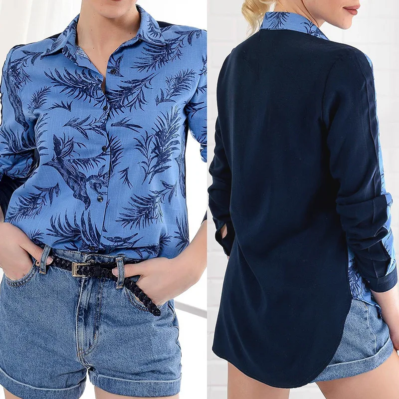 new-printed-long-sleeve-vintage-blouse-turn-down-collar-shirt-blusas-feminino-ladies-office-blouses-womens-blue-patchwork-tops