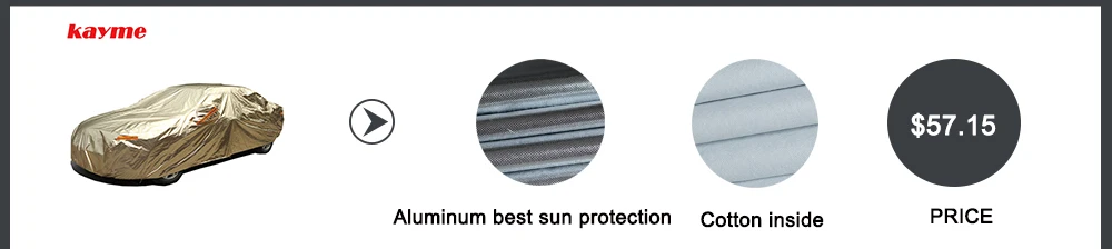 Capa para Carros Completa para Carro à Prova de Poeira para Áreas Resistente à Neve Universal para Chevrolet Kayme Capa Internas Poliéster uv 9 Automóveis e motos