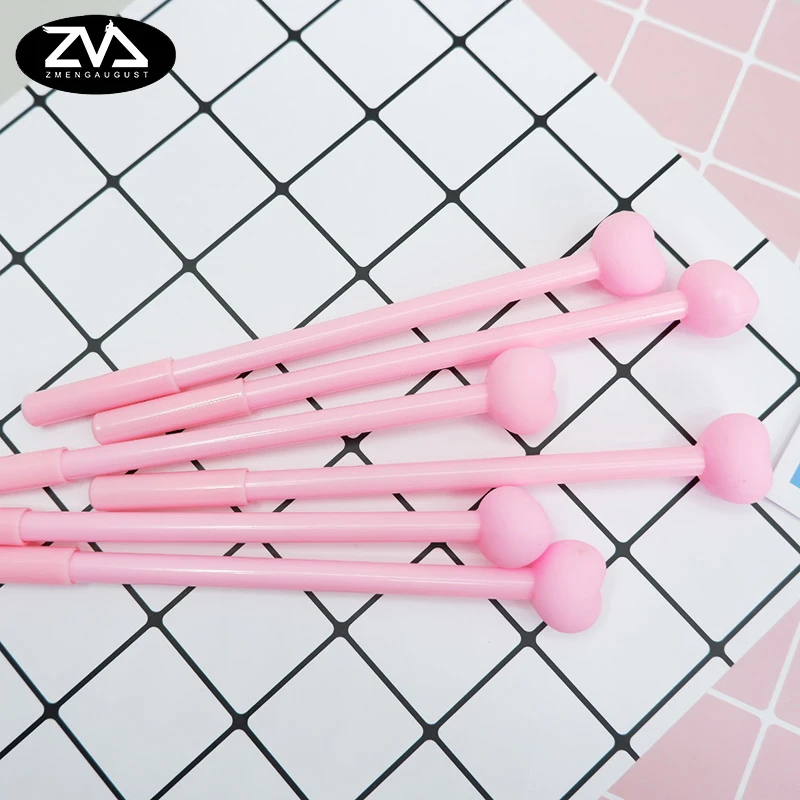 

2pcs/lot Pink Girl Solid Color Gel Peng cute Neutral pen stationery canetas material escolar office school supplies papelaria