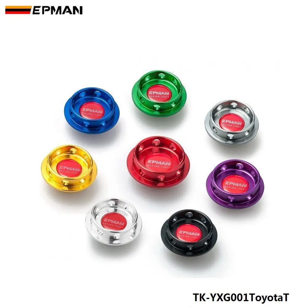 

EPMAN Sport Limited Edition Billet Aluminum Engine Oil Filter Cap Fuel Tank Cover Plug For Toyota EPYXG001TOY