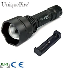 Uniquefire UF-1505 XML-2 светодиодный светильник 38 мм выпуклая линза 1200LM фонарь+ зарядка для 1x18650, фонарь, светильник для кемпинга