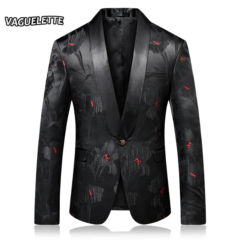 ^*Best Offers Мужской блейзер с цветочной вышивкой, облегающий Блейзер на одной кнопке с воротником-шалью, сценический костюм для свадьбы, мужской блейзе... ^*Best Offers Мужской блейзер с цветочной вышивкой, облегающий Блейзер на одной кнопке с воротником-шалью, сценический костюм для свадьбы, мужской блейзе...