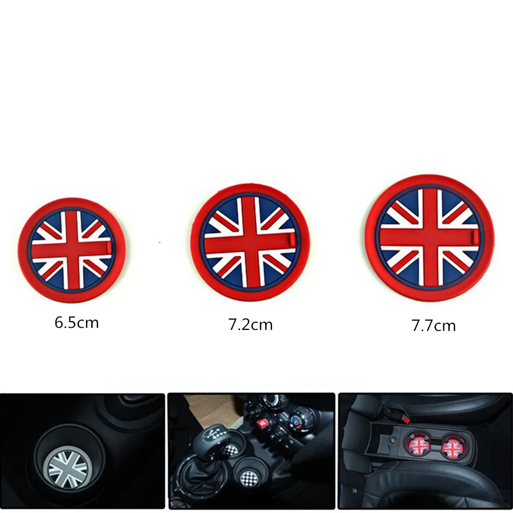 

Non-slip mat For Mini Cooper Cup Mat Car Styling Accessories SiliconNon Slip Pads R55 R56 R60 F55 F56 Countryman Clubman
