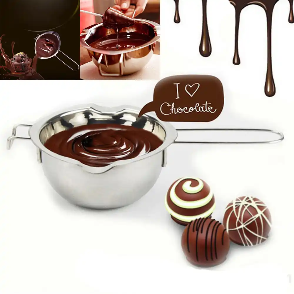 Universal Stainless Chocolate Butter Melting Pot Pan Home Kitchen Milk Bowl Double Boiler