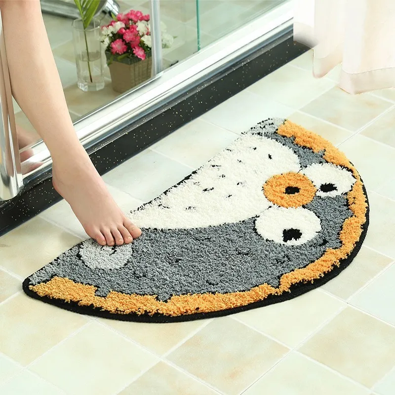 

Pufferfish floor mat cartoon into the non-slip foot
