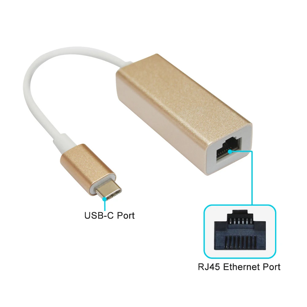 USB 3 1 Тип C к высоким Скорость Gigabit Ethernet LAN RJ45 адаптер док станция для Порты и