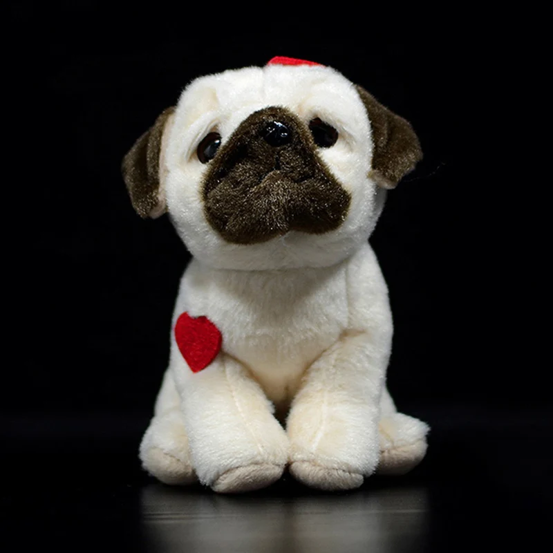 1" см шведский милая игрушка Мопс фигурка собака кукла высококачественное моделирование Pet Studio Canis Lupus ознакомительная плюшевая игрушка детский подарок