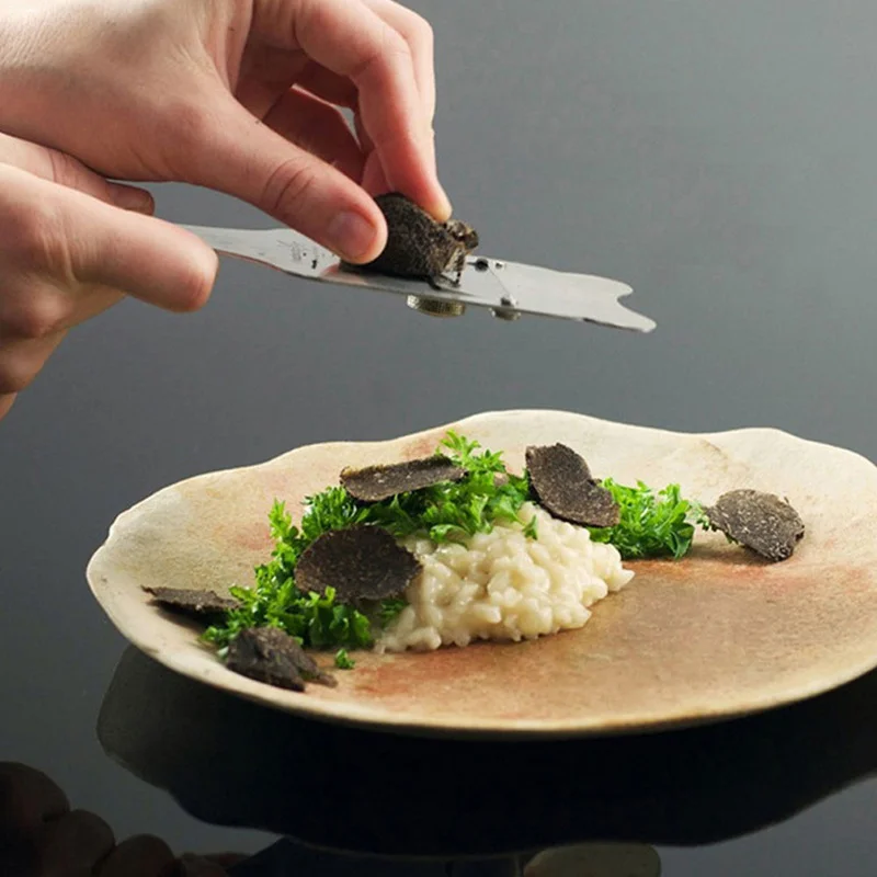 

Metal Chocolate Shaver Tool Truffle Slicer Stainless Steel Chocolate Truffle Shaver Knife Truffle Slicer Grater Cutter Kitchen