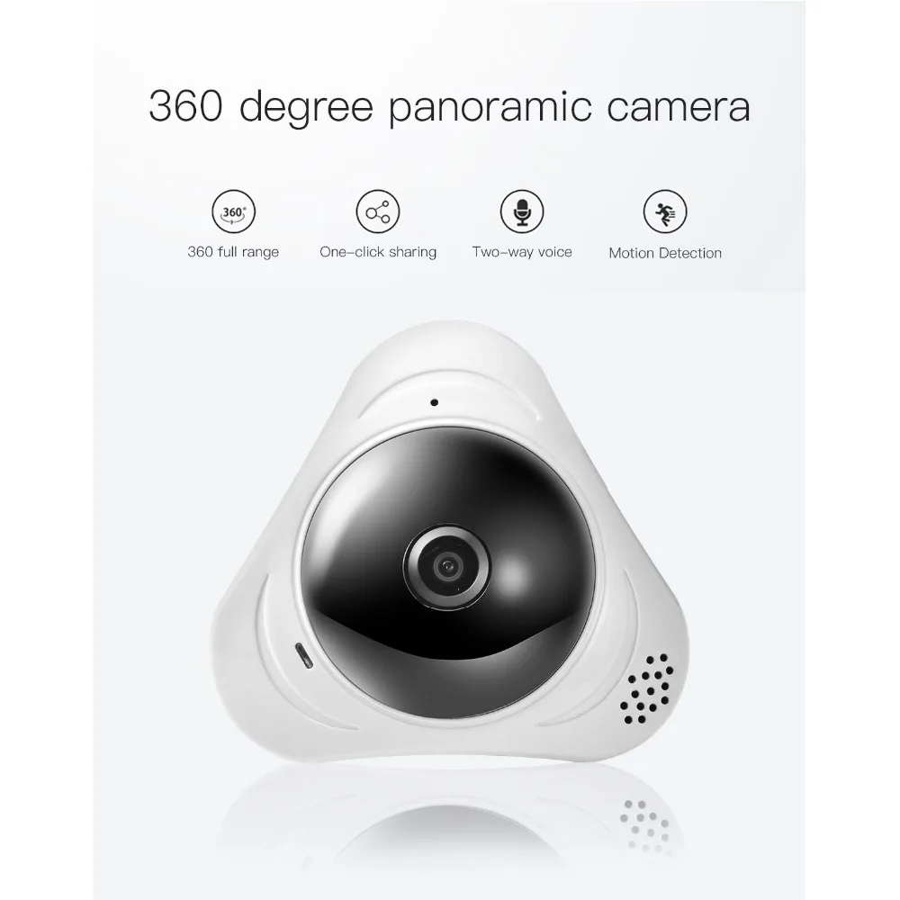 GADINAN панорамная 960P 3MP 3D VR Wifi IP камера рыбий глаз 360 градусов полный обзор Мини CCTV