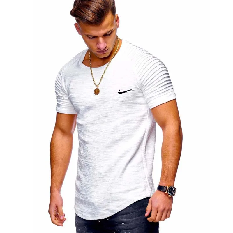 

2019 New running t shirt men gym tshirt men fitness shirt men's Jogging t-shirt fashion sportswear M-XXXL