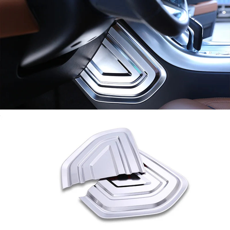 

Chrome Car Contral Side U Shape Cover Frame Trim 3D Sticker For Range Rover Sport 2014 2015 2016 2017 2018 2019 Car Styling