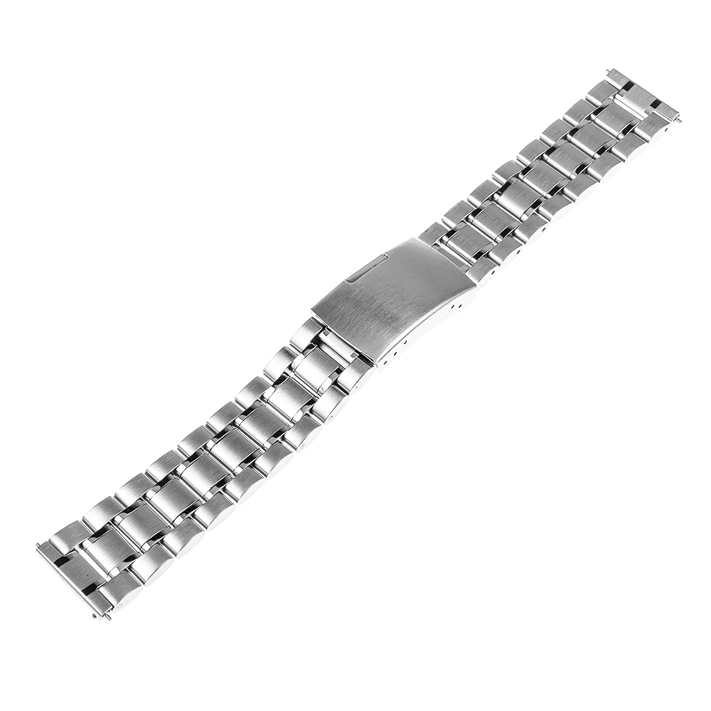 Ремешок для часов из нержавеющей стали мужчин и женщин Seiko Citizen Casio черный