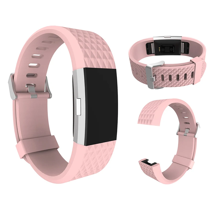Strap Bracelet Silicone Replacement Watchband Wrist Strap For Fitbit Charge 2 Band Charge 2 Heart Rate - - fitbit-brands Strap Bracelet Silicone Replacement Watchband Wrist Strap For Fitbit Charge 2 Band Charge 2 Heart Rate - - fitbit-brands