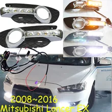 Car-styling,Lancer daytime light,2008~2016,Lancer EX,chrome,LED,Free ship!2pcs,car-detector,Lancer fog light,car-covers