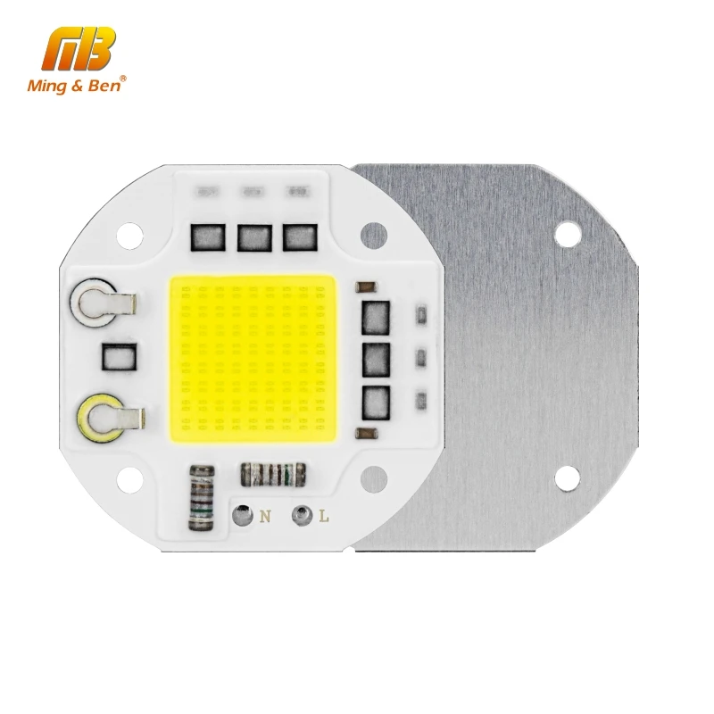 10 шт светодиодный COB Чип AC 220 V 230 20 W 30 50 Smart IC шарики для DIY Светодиодный прожектор
