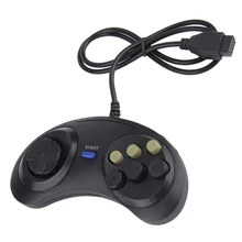 Joypad Handle Game Controller Classic Wired 6 Buttons For SEGA MD2 PC MAC Mega Drive Gaming Accessories Universal Remote Control