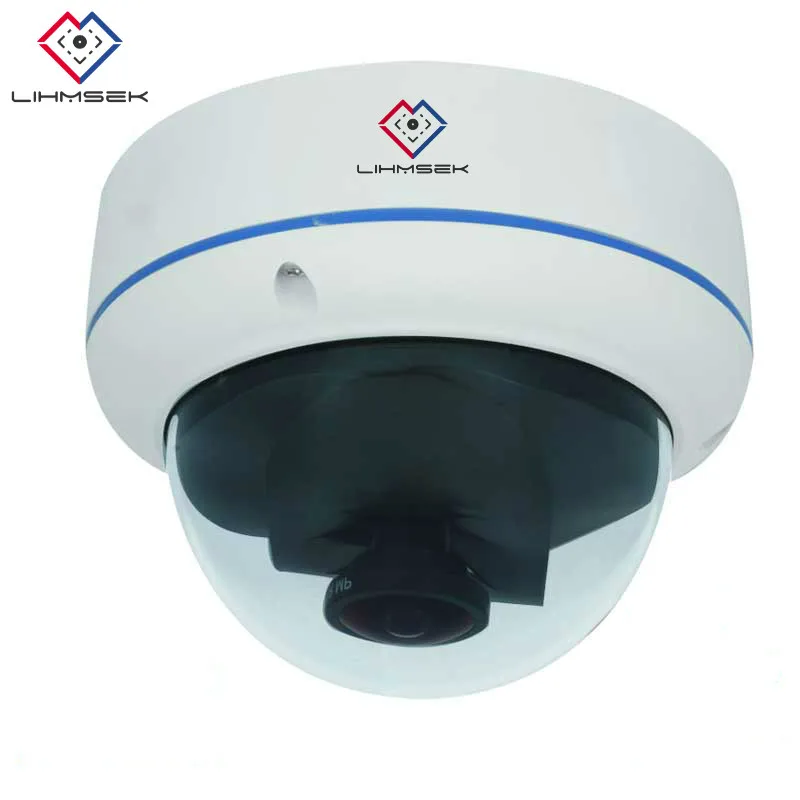 Купольная камера Lihmsek h265 H.265 5 0 МП антивандальная 360 градусов панорамная сетевая