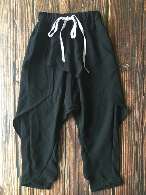 1 шт./лот) черные штаны для маленьких мальчиков и девочек 110 см 4-5 лет - Цвет: Черный
