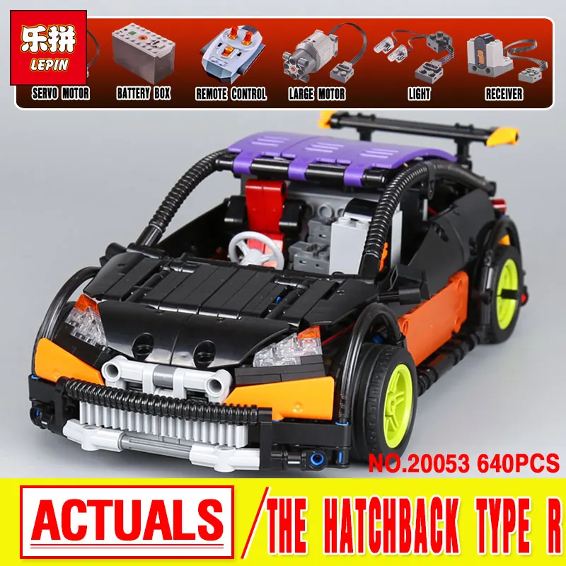 

Lepin 20053 20053B Genuine New Technic Series The Hatchback Type R Set MOC-6604 Building Blocks Bricks Educational