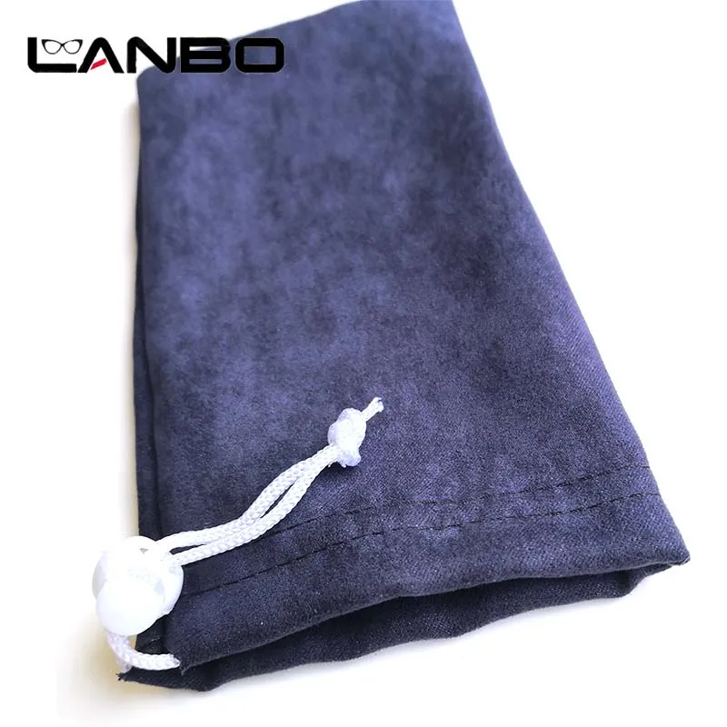 LANBO 50 шт./лот, 18*9 см, сумка, Чехол для очков, мягкие очки, замшевые очки, аксессуары,, чехол для солнцезащитных очков, Синий чехол S43