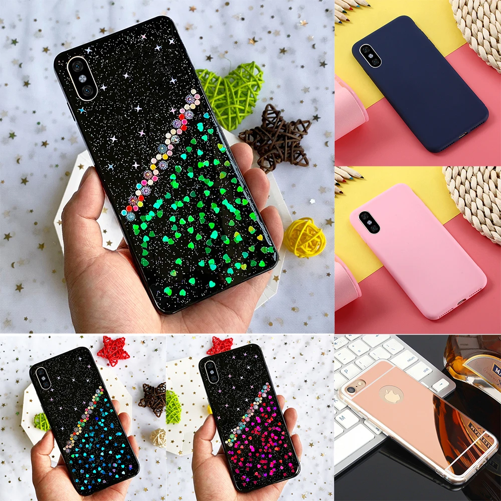 Для iphone X XS чехол для MAX XR Laser розовый Радужный силиконовый 7 8 Plus телефона 6 6S |