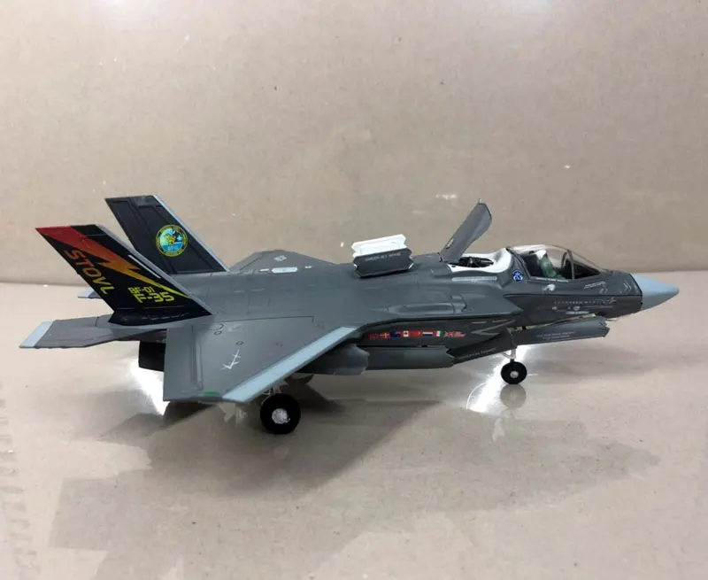 WLTK 1/72 масштаб военная модель игрушки F-35B молния II Joint Strike Fighter BF-01 STOVL литой металлический самолет модель игрушки для подарка