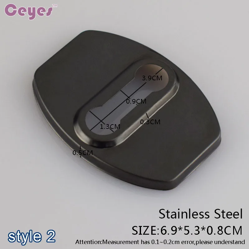 Ceyes سيارة التصميم JDM سيارة الباب قفل غطاء DIY القضية لهوندا موغن الطاقة لتويوتا Estima هارير Alphard ل TRD سيارة-التصميم Ceyes سيارة التصميم JDM سيارة الباب قفل غطاء DIY القضية لهوندا موغن الطاقة لتويوتا Estima هارير Alphard ل TRD سيارة-التصميم