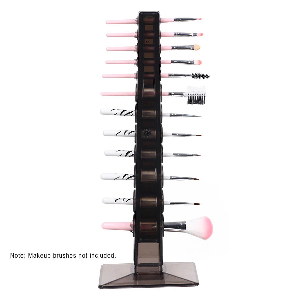 

Professional Makeup Brush Holder Stand 12 Holes Air Drying Make Up Cosmetic Brushes Set Stand Drying Rack Shelf Organizer